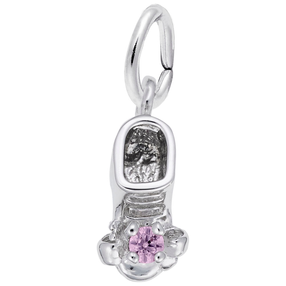 Rembrandt Charms - October Baby Bootie Charm - 0473-010 Rembrandt Charms Charm Birmingham Jewelry
