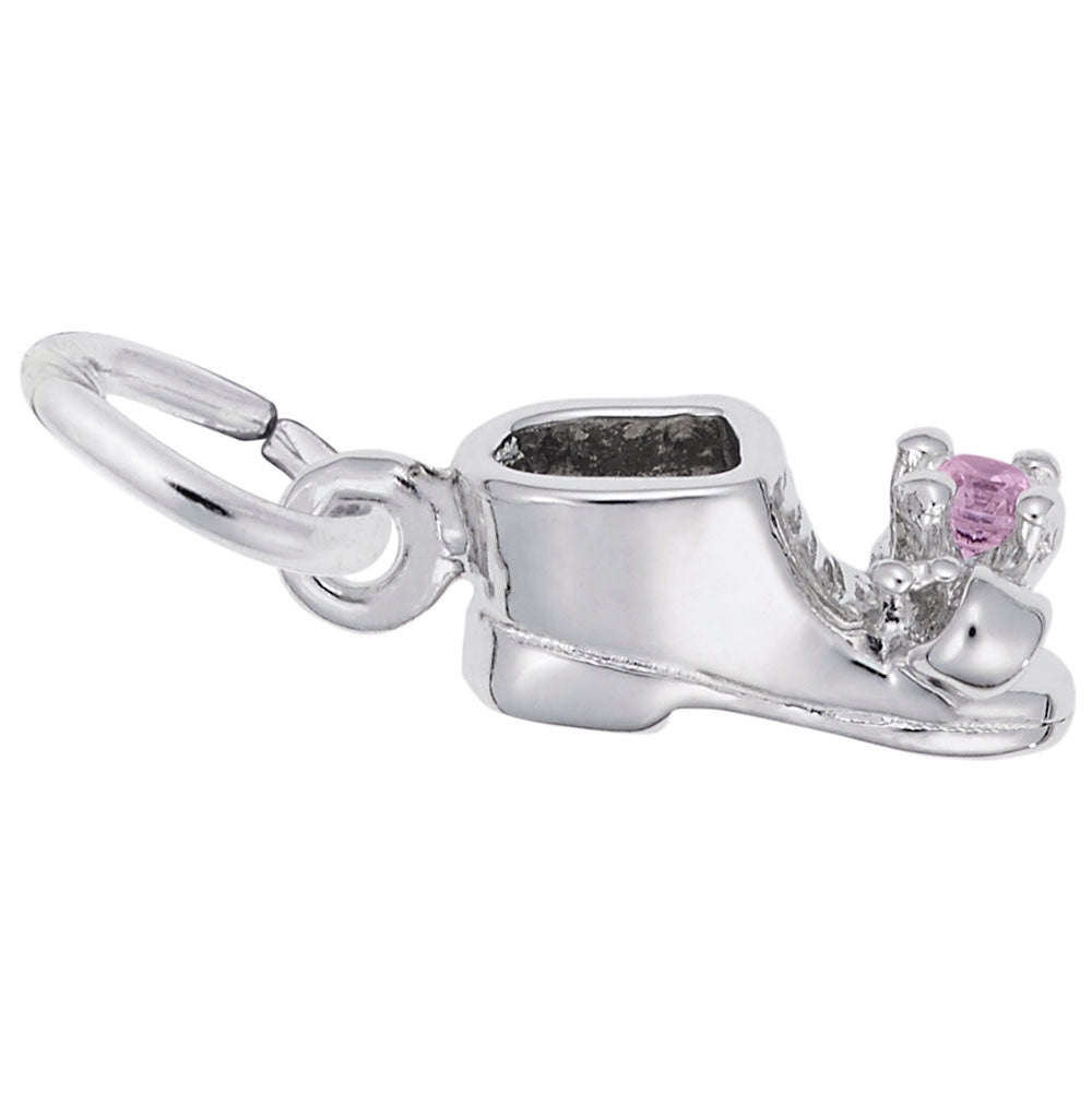 Rembrandt Charms - October Baby Bootie Charm - 0473-010 Rembrandt Charms Charm Birmingham Jewelry