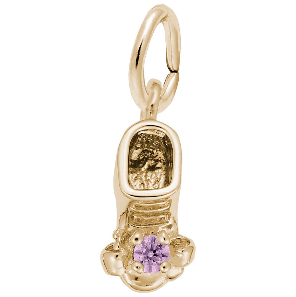 Rembrandt Charms - October Baby Bootie Charm - 0473-010 Rembrandt Charms Charm Birmingham Jewelry