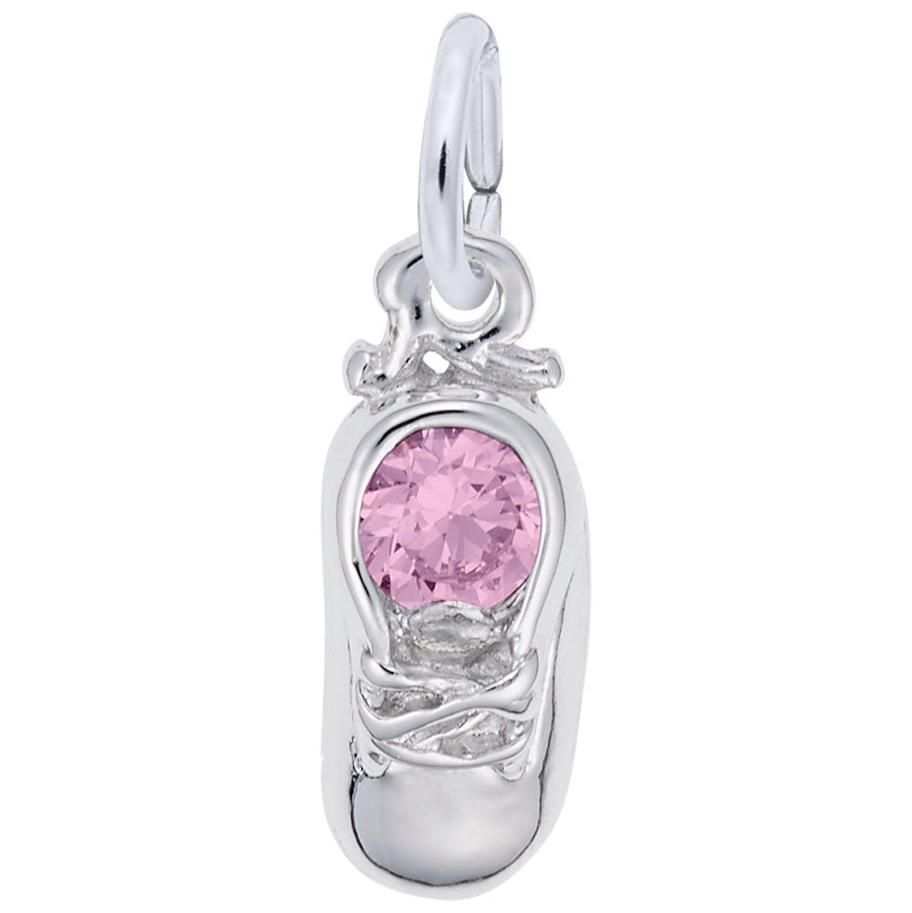 Rembrandt Charms - October Baby Shoe Charm - 2734-010 Rembrandt Charms Charm Birmingham Jewelry