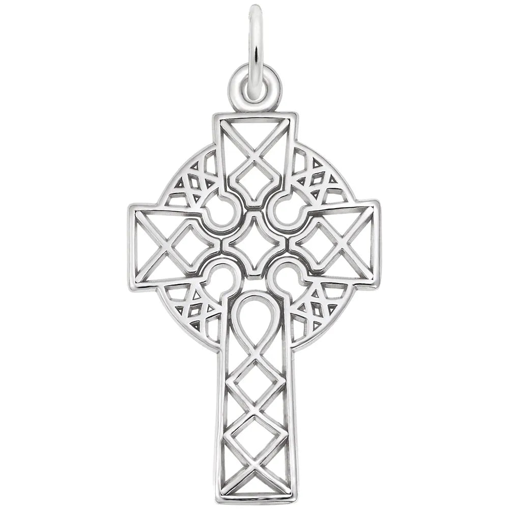 Rembrandt Charms - Ornate Celtic Cross Charm - 2364 Rembrandt Charms Charm Birmingham Jewelry