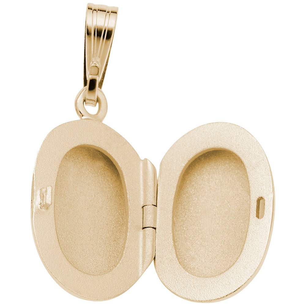 Rembrandt Charms - Oval Locket Charm - 8602 Rembrandt Charms Locket Birmingham Jewelry