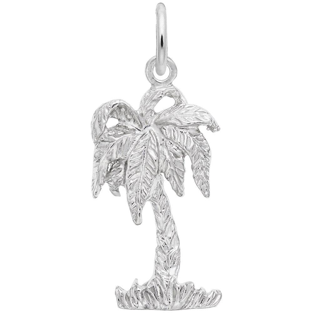 Rembrandt Charms - Palm Tree Charm - 1393 Rembrandt Charms Charm Birmingham Jewelry