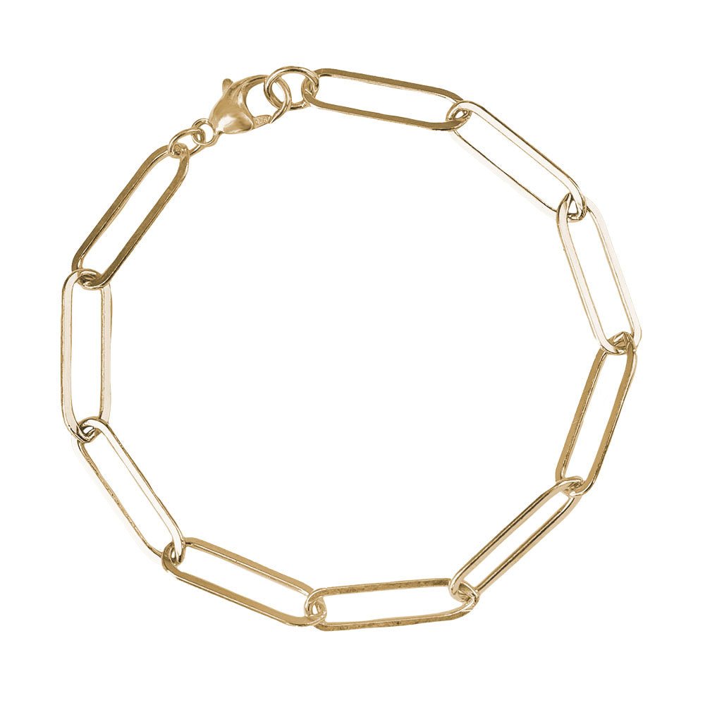 Rembrandt Charms - Paperclip Bracelet – Large - 20-0303 Rembrandt Charms Bracelet Birmingham Jewelry