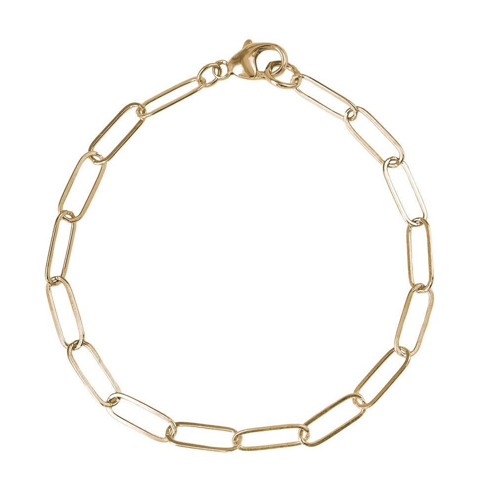 Rembrandt Charms - Paperclip Bracelet – Small - 20-0300 Rembrandt Charms Bracelet Birmingham Jewelry