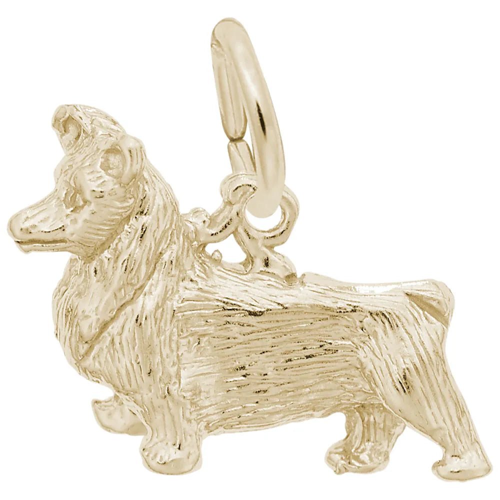 Rembrandt Charms - Pembroke Dog Charm - 2066 Rembrandt Charms Charm Birmingham Jewelry