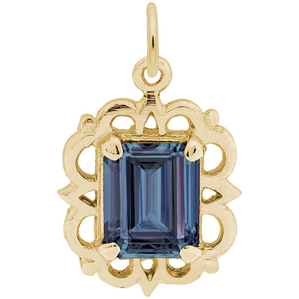 Rembrandt Charms - Pendant June Birthstone - 1729-006 Rembrandt Charms Charm Birmingham Jewelry