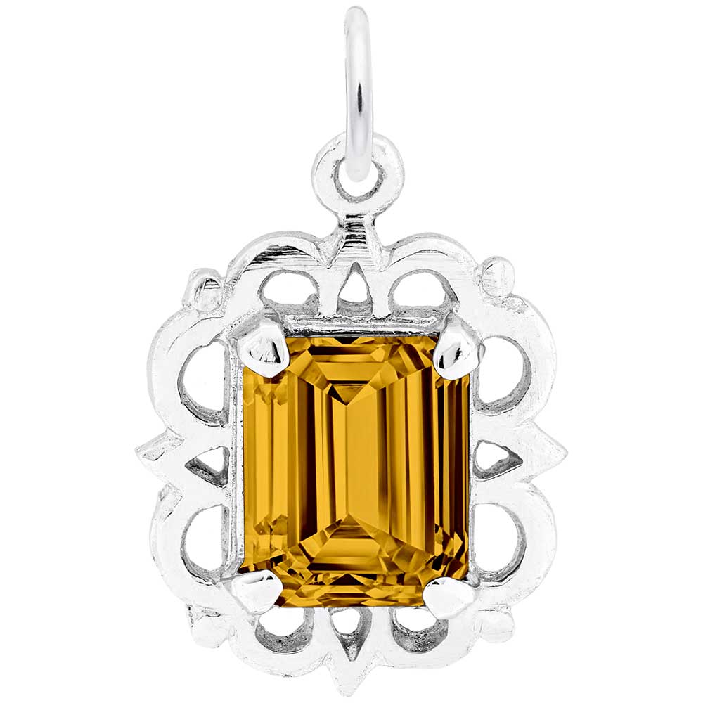 Rembrandt Charms - Pendant November Birthstone - 1729-011 Rembrandt Charms Charm Birmingham Jewelry