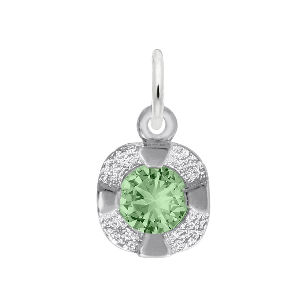 Rembrandt Charms - Petite Birthstone – Aug Charm - 1825-008 Rembrandt Charms Charm Birmingham Jewelry