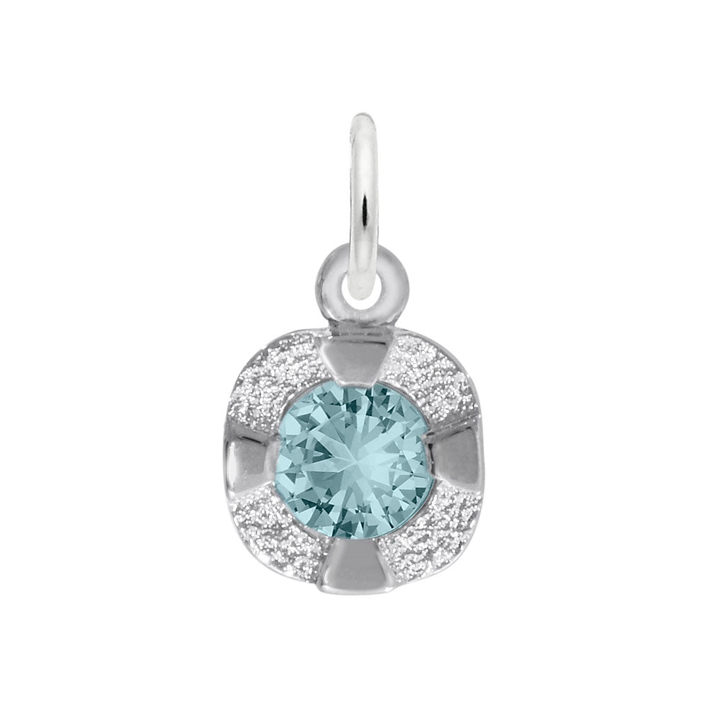 Rembrandt Charms - Petite Birthstone – Mar Charm - 1825-003 Rembrandt Charms Charm Birmingham Jewelry