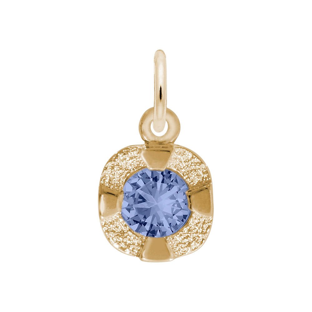 Rembrandt Charms - Petite Birthstone – Sept Charm - 1825-009 Rembrandt Charms Charm Birmingham Jewelry