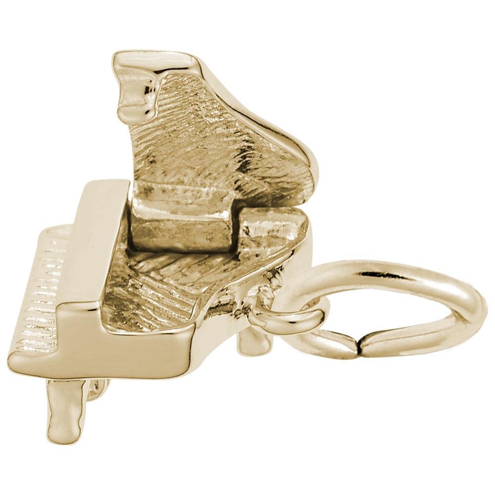 Rembrandt Charms - Petite Piano Charm - 0836 Rembrandt Charms Charm Birmingham Jewelry