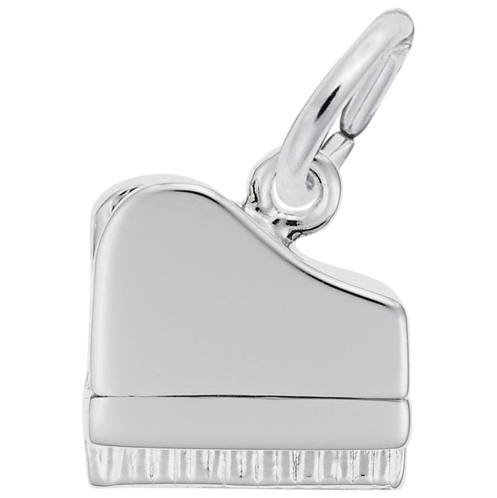 Rembrandt Charms - Petite Piano Charm - 0836 Rembrandt Charms Charm Birmingham Jewelry