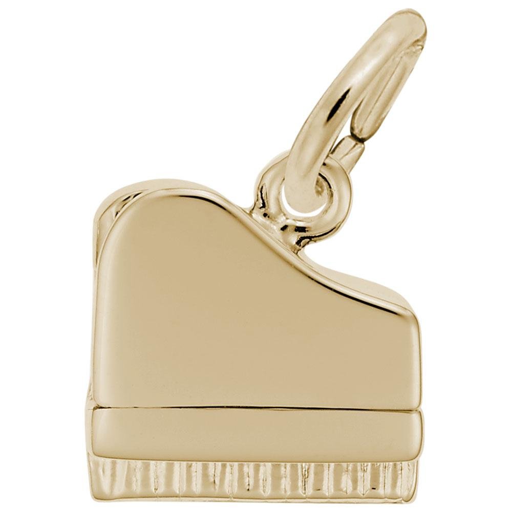 Rembrandt Charms - Petite Piano Charm - 0836 Rembrandt Charms Charm Birmingham Jewelry