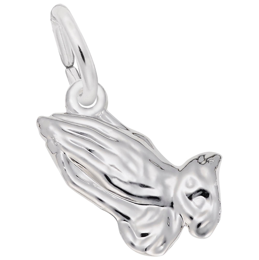 Rembrandt Charms - Petite Praying Hands Charm - 0216 Rembrandt Charms Charm Birmingham Jewelry