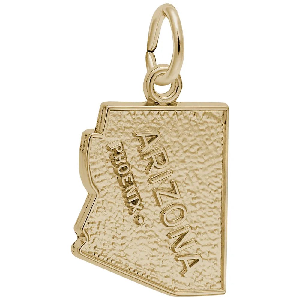 Rembrandt Charms - Phoenix Arizona Map Charm - 4454 Rembrandt Charms Charm Birmingham Jewelry