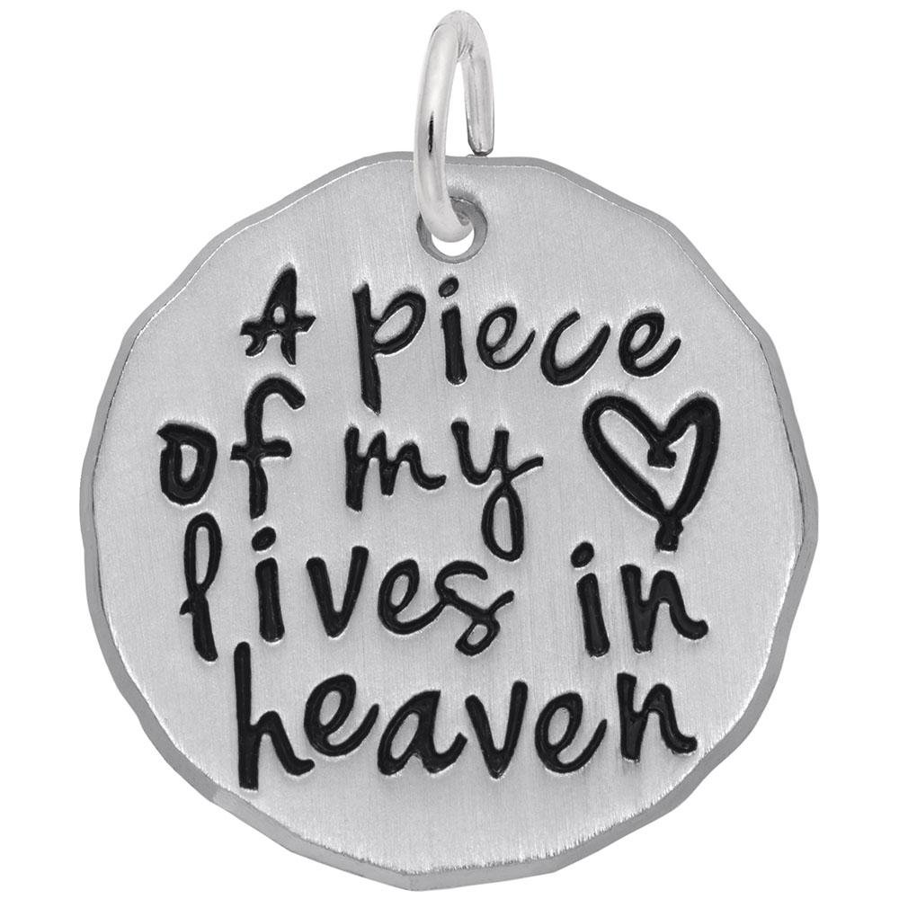 Rembrandt Charms - Piece of My Heart Charm - 1893 Rembrandt Charms Charm Birmingham Jewelry
