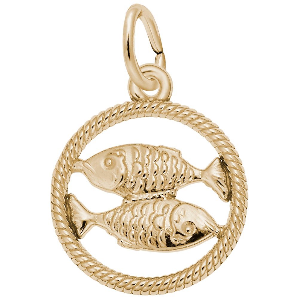 Rembrandt Charms - Pisces Fish Charm - 4772 Rembrandt Charms Charm Birmingham Jewelry