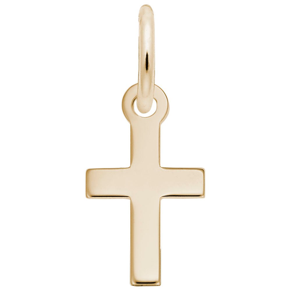 Rembrandt Charms - Plain Cross Accent Charm - 5560 Rembrandt Charms Charm Birmingham Jewelry