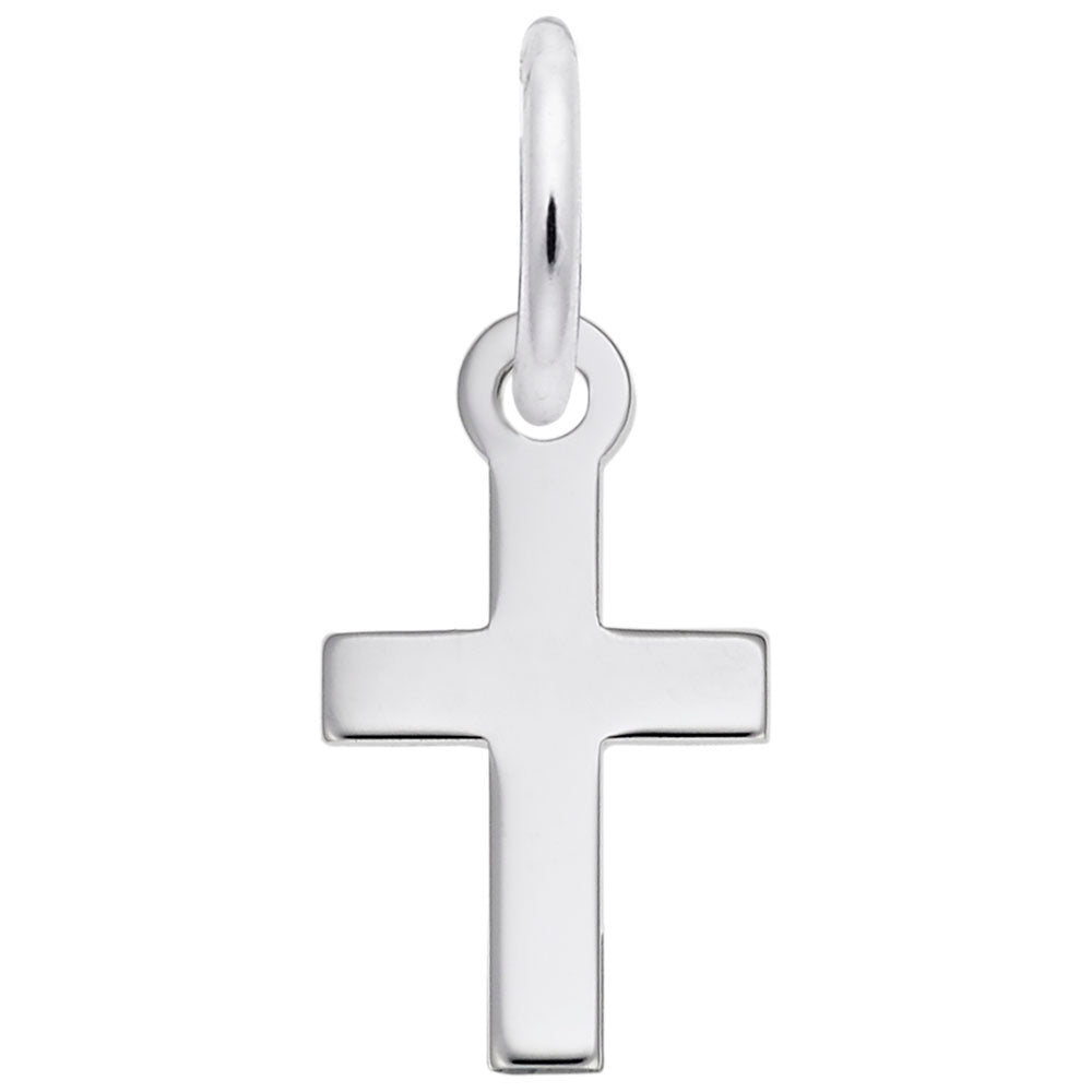 Rembrandt Charms - Plain Cross Accent Charm - 5560 Rembrandt Charms Charm Birmingham Jewelry