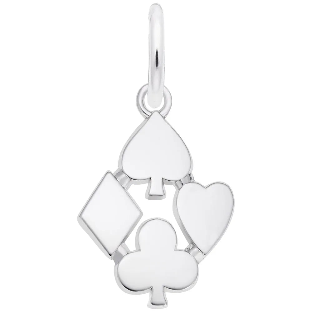 Rembrandt Charms - Playing Card Suits Charm - 2022 Rembrandt Charms Charm Birmingham Jewelry