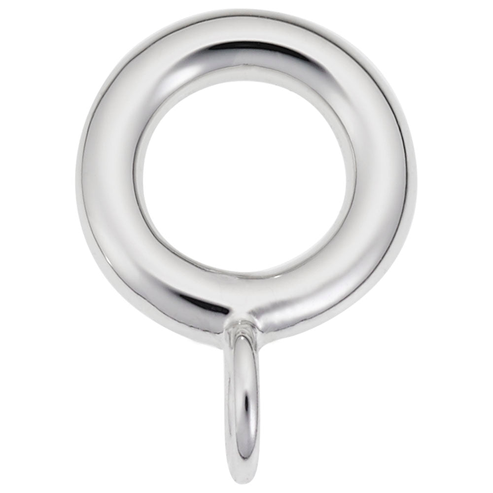 Rembrandt Charms - Polished Circle Charmdrop - 9131 Rembrandt Charms Charm Birmingham Jewelry
