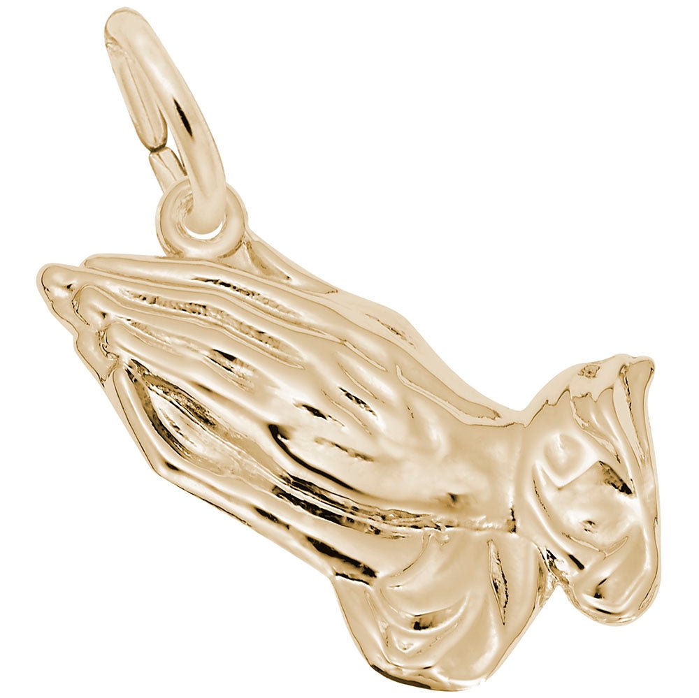 Rembrandt Charms - Praying Hands Charm - 0214 Rembrandt Charms Charm Birmingham Jewelry