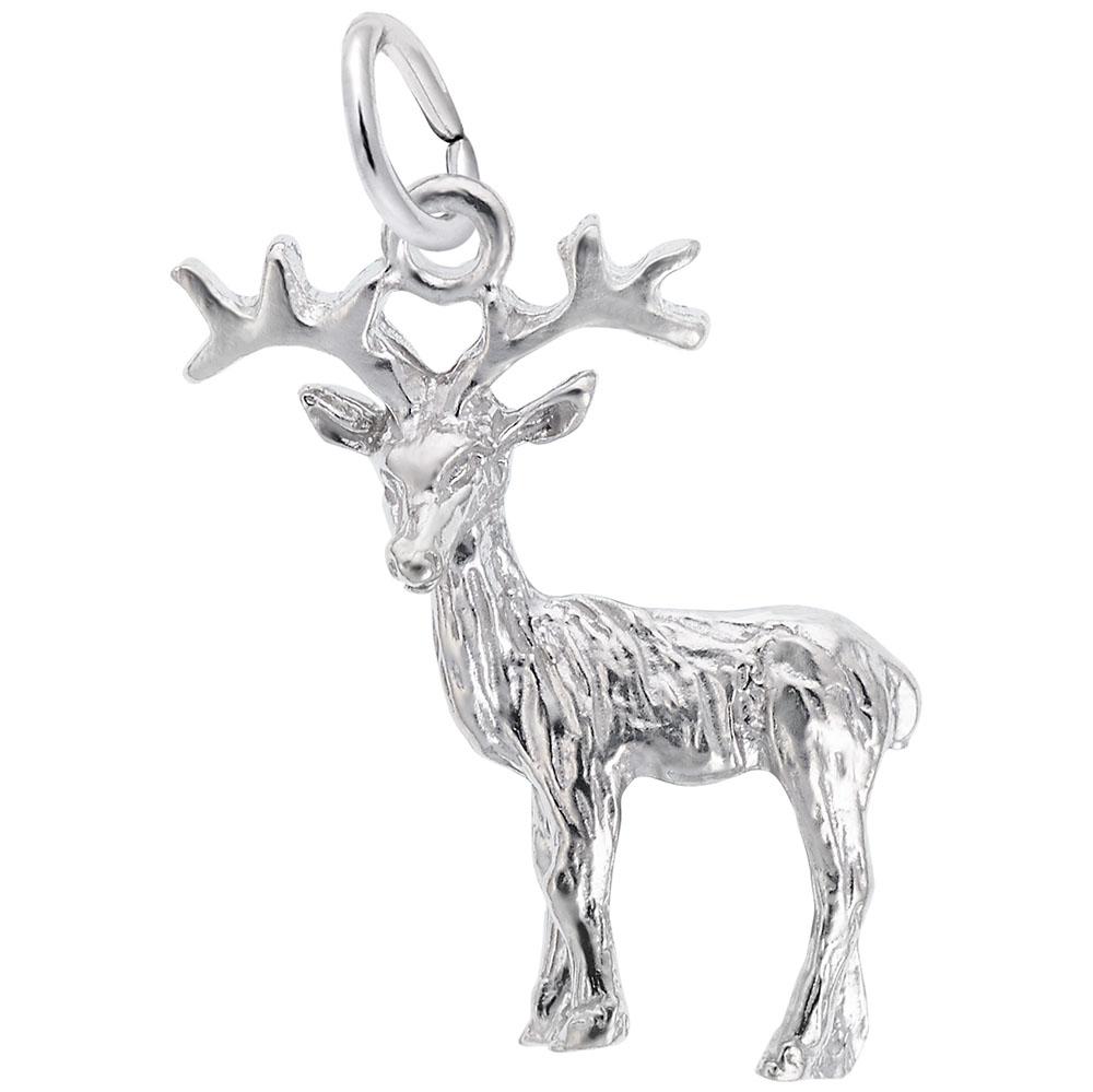 Rembrandt Charms - Reindeer Charm - 0163 Rembrandt Charms Charm Birmingham Jewelry
