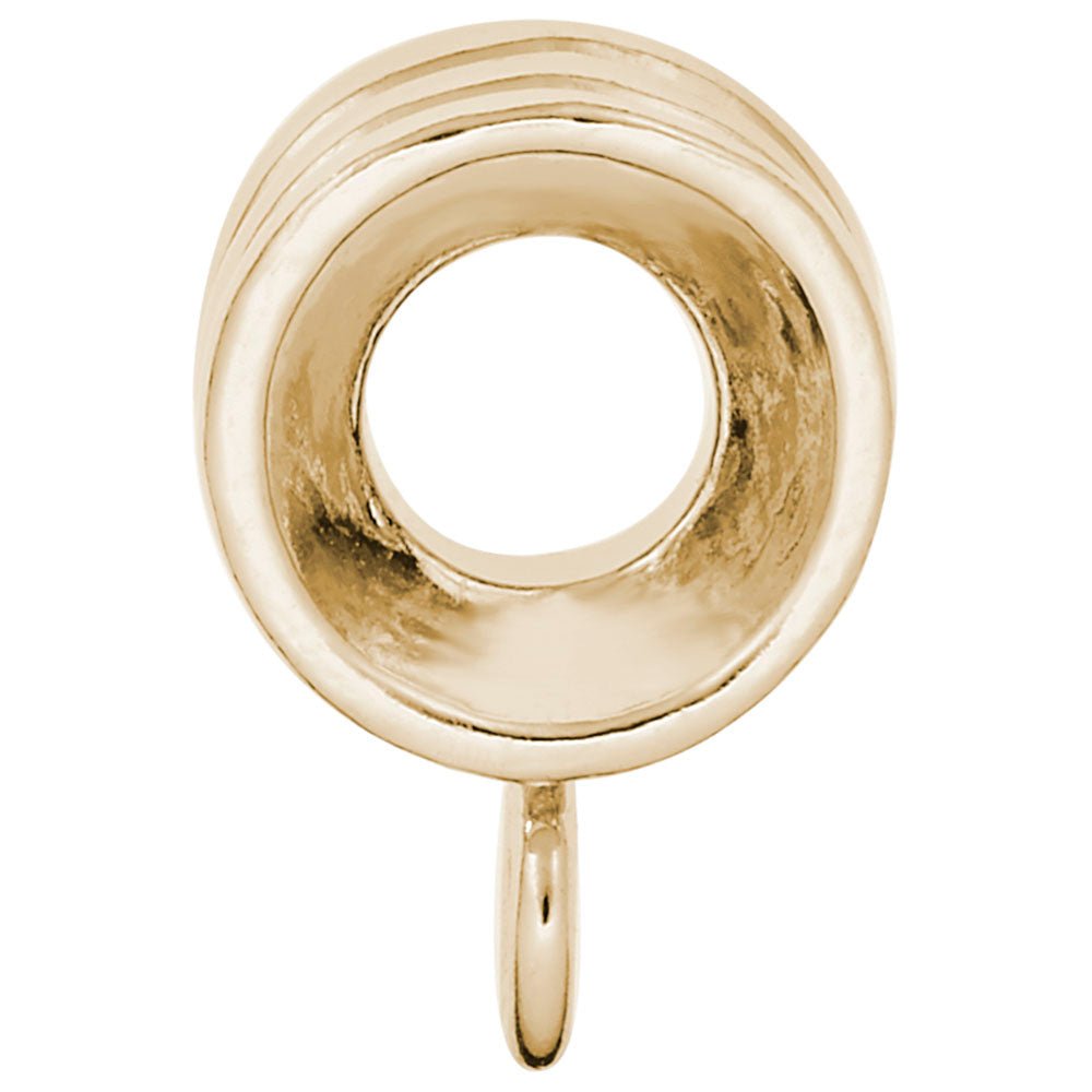 Rembrandt Charms - Ribbed Charmdrop - 9153 Rembrandt Charms Charm Birmingham Jewelry