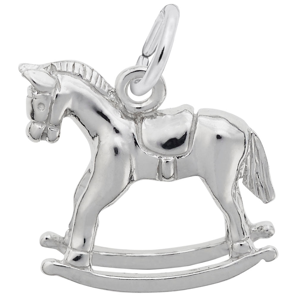 Rembrandt Charms - Rocking Horse Charm - 2636 Rembrandt Charms Charm Birmingham Jewelry