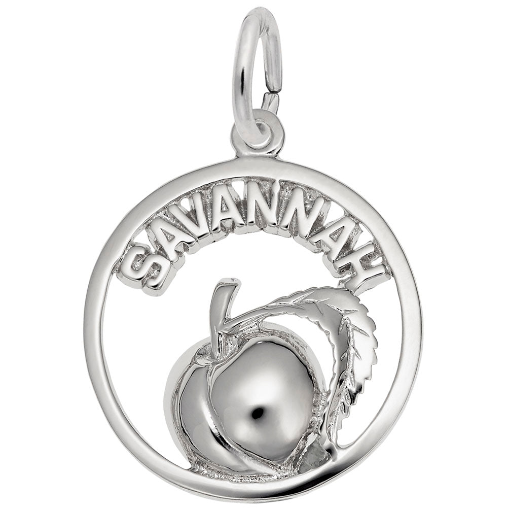 Rembrandt Charms - Savannah Peach Open Disc Charm – 3409 Rembrandt Charms Charm Birmingham Jewelry