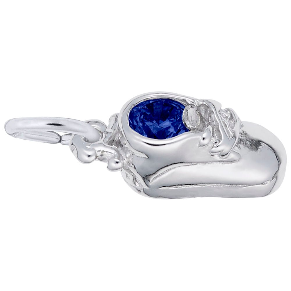 Rembrandt Charms - September Baby Shoe Charm - 2734-009 Rembrandt Charms Charm Birmingham Jewelry