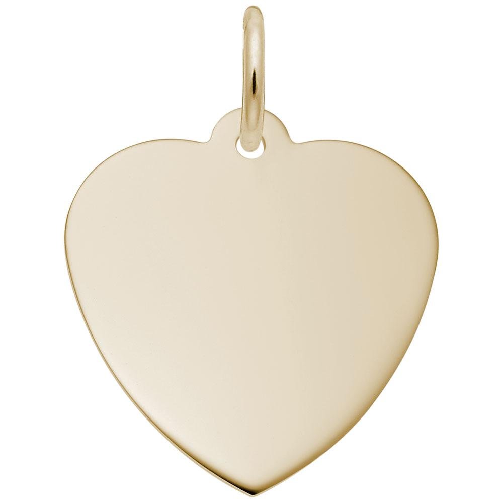 Rembrandt Charms - Small Classic Heart Charm - 4609 Rembrandt Charms Charm Birmingham Jewelry