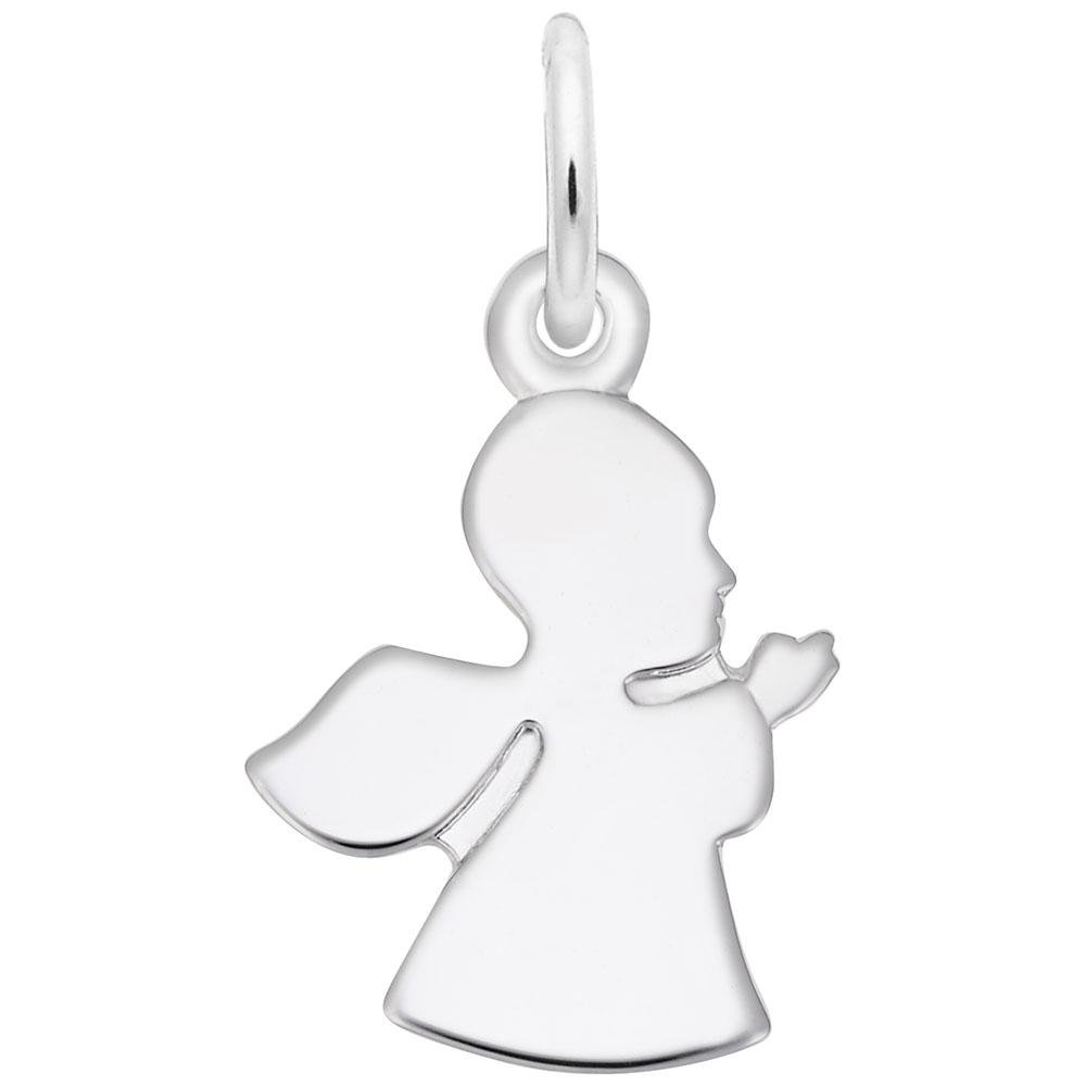 Rembrandt Charms - Small Guardian Angel Charm - 2214 Rembrandt Charms Charm Birmingham Jewelry