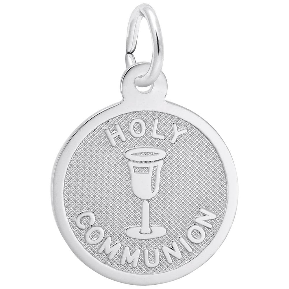 Rembrandt Charms - Small Holy Communion Disc Charm - 6532 Rembrandt Charms Charm Birmingham Jewelry