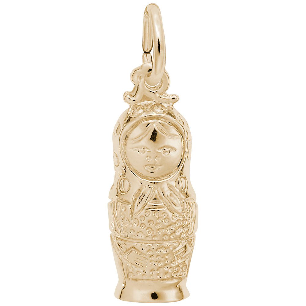 Rembrandt Charms - Small Matryoshka Doll Charm - 8428 Rembrandt Charms Charm Birmingham Jewelry