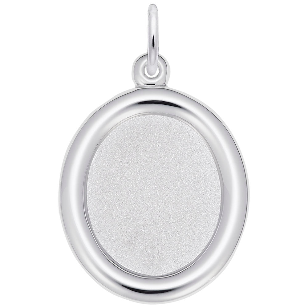 Rembrandt Charms - Small Oval Photoart Charm - 8615 Rembrandt Charms Charm Birmingham Jewelry