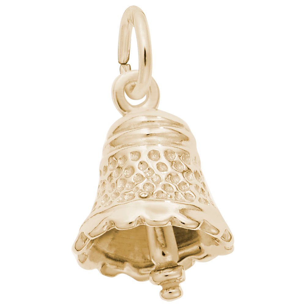 Rembrandt Charms - Small Speckled Bell Charm - 0829 Rembrandt Charms Charm Birmingham Jewelry