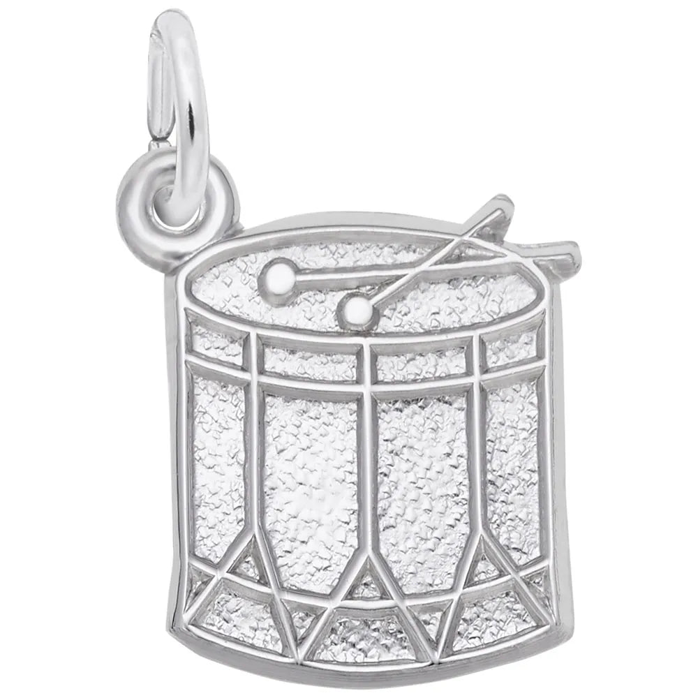 Rembrandt Charms - Snare Drum Charm - 7790 Rembrandt Charms Charm Birmingham Jewelry
