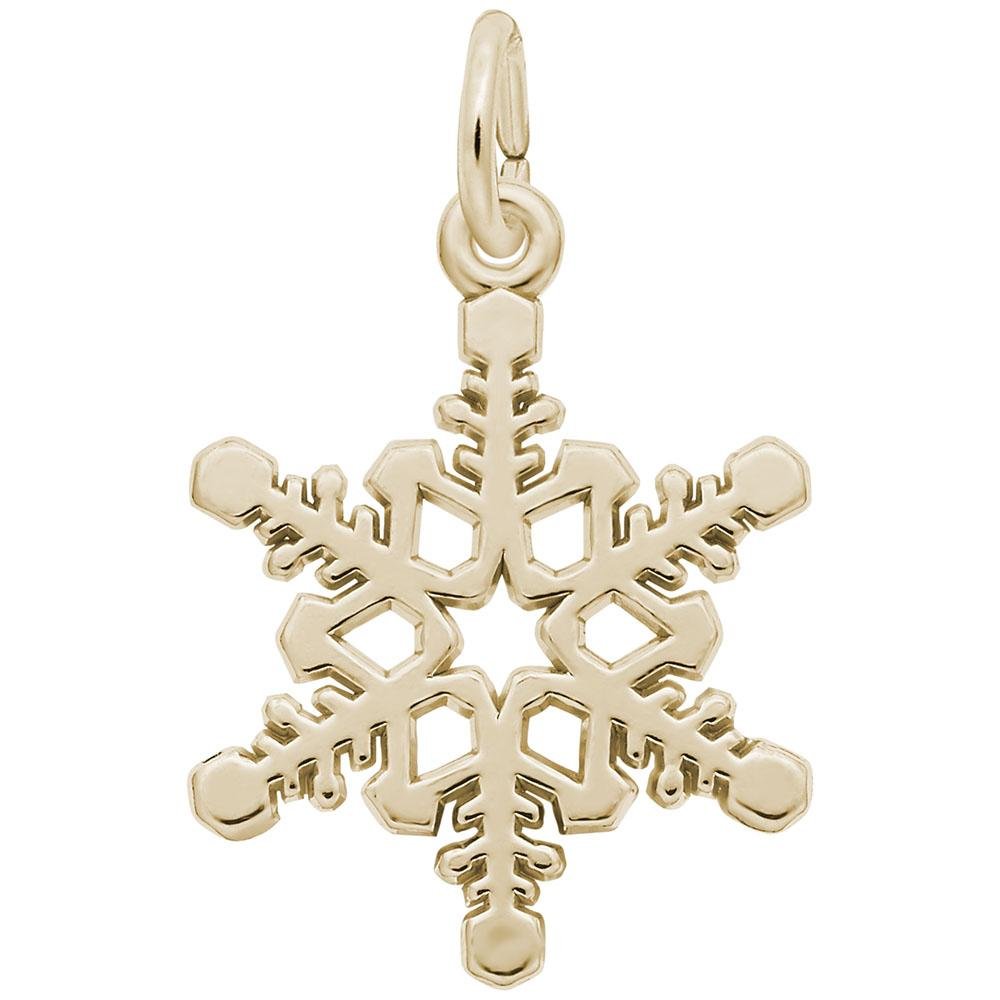 Rembrandt Charms - Snowflake Charm - 7816 Rembrandt Charms Charm Birmingham Jewelry