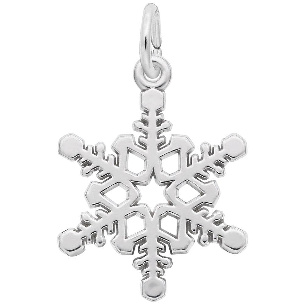 Rembrandt Charms - Snowflake Charm - 7816 Rembrandt Charms Charm Birmingham Jewelry
