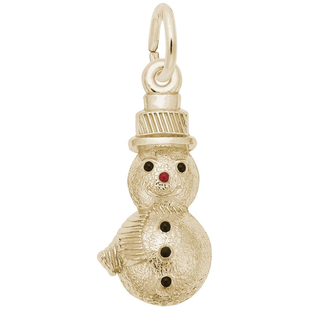 Rembrandt Charms - Snowman Charm - 6552 Rembrandt Charms Charm Birmingham Jewelry
