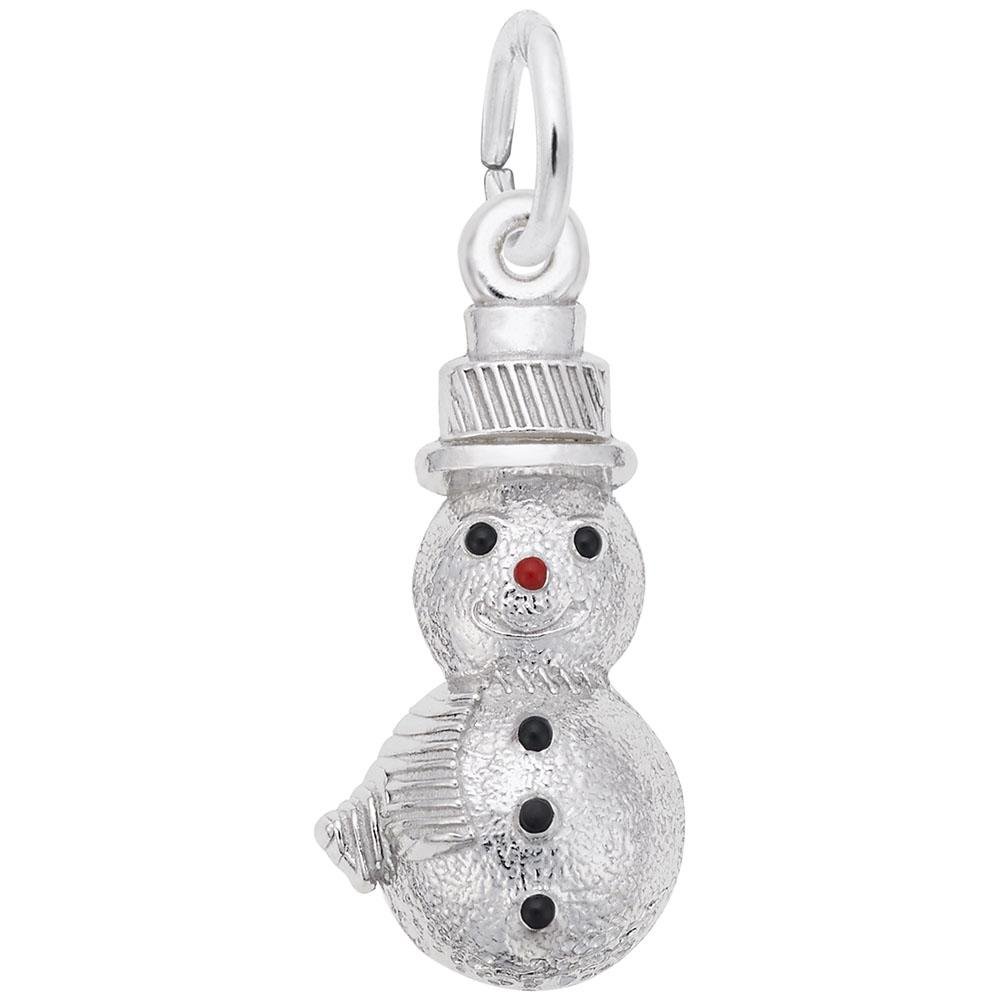 Rembrandt Charms - Snowman Charm - 6552 Rembrandt Charms Charm Birmingham Jewelry