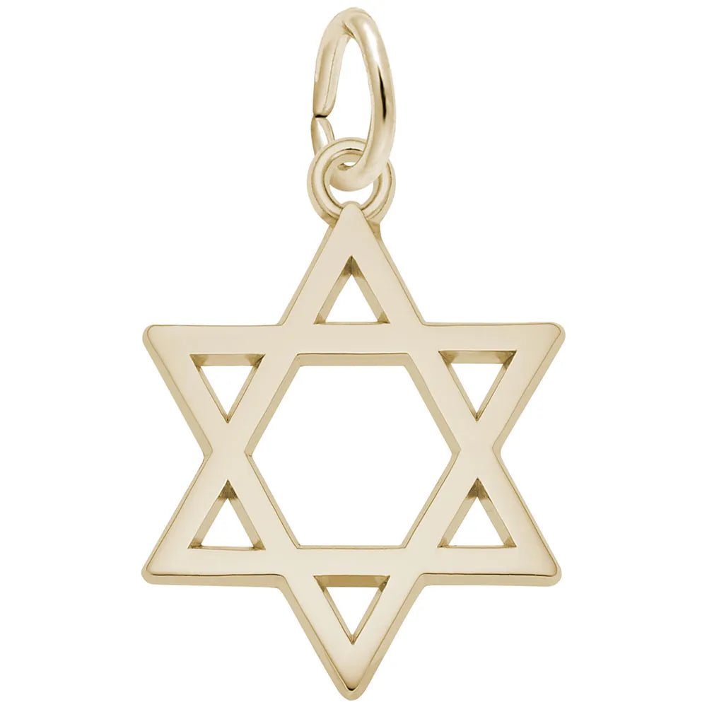 Rembrandt Charms - Star of David Charm - 2642 Rembrandt Charms Charm Birmingham Jewelry
