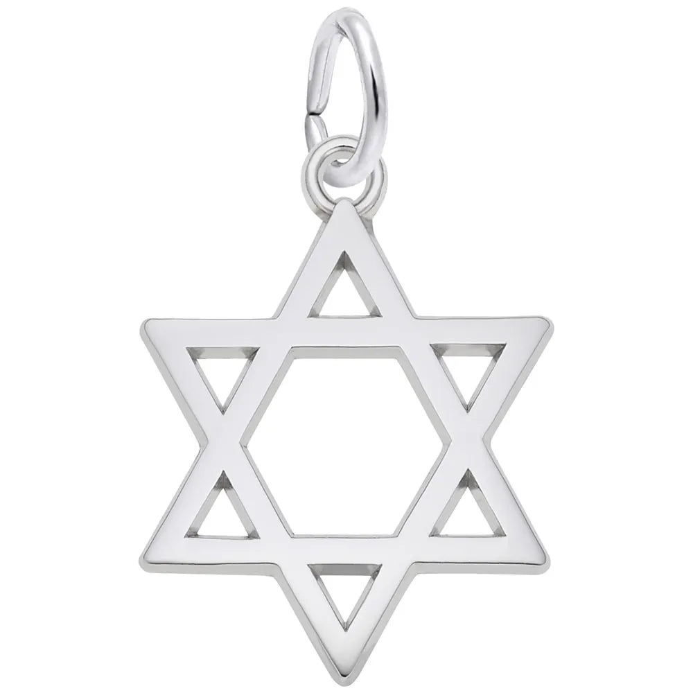 Rembrandt Charms - Star of David Charm - 2642 Rembrandt Charms Charm Birmingham Jewelry
