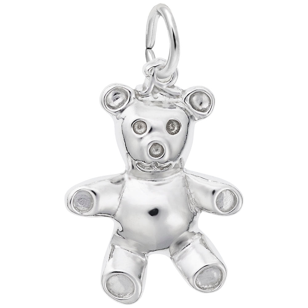 Rembrandt Charms - Stuffed Bear Charm - 8189 Rembrandt Charms Charm Birmingham Jewelry