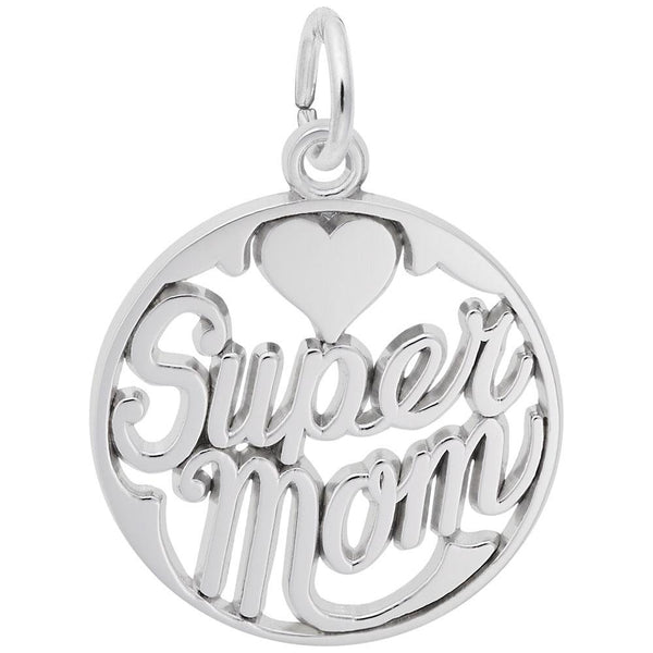 Rembrandt Charms - Super Mom Charm - 6146 Rembrandt Charms Charm Birmingham Jewelry 