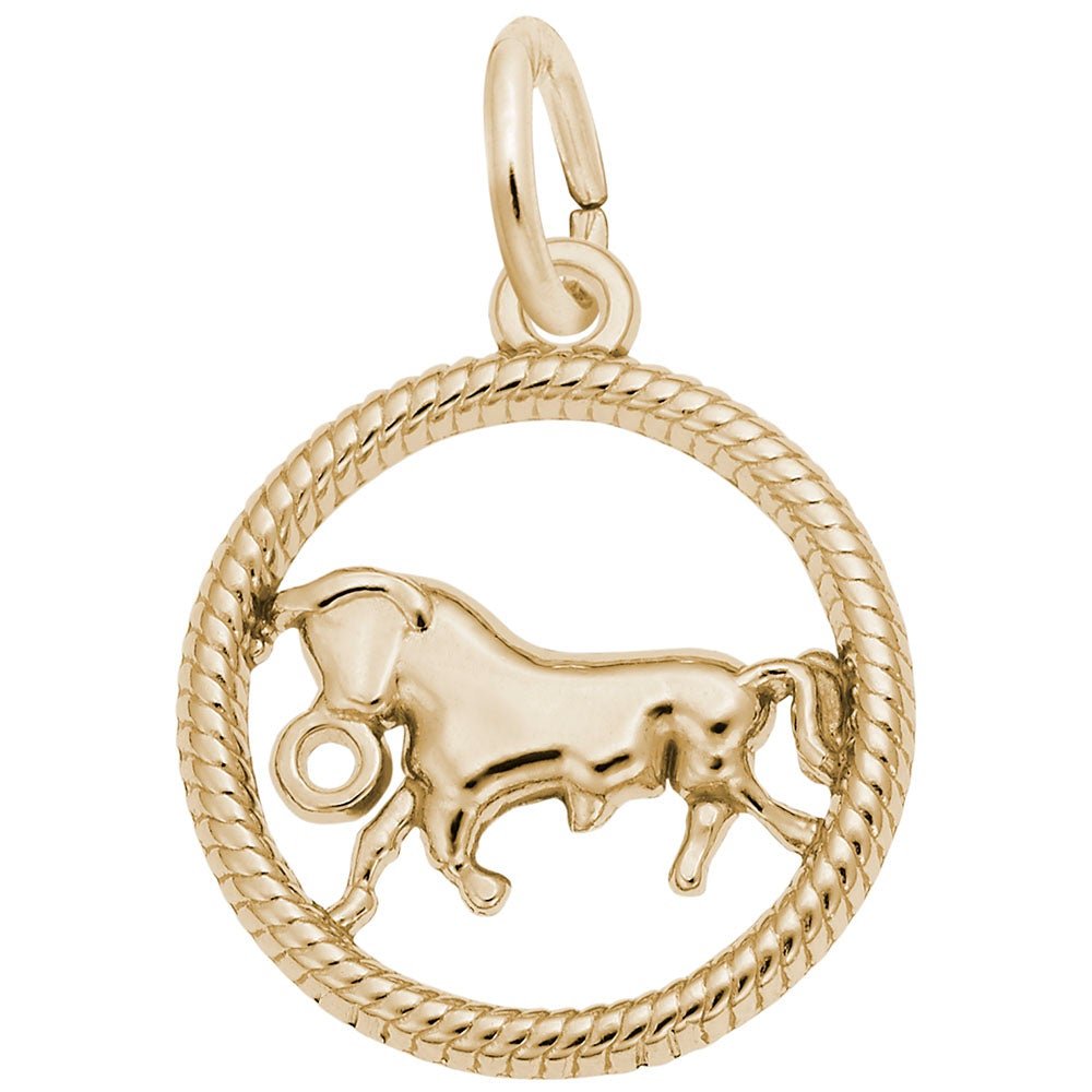 Rembrandt Charms - Taurus Bull Charm - 4774 Rembrandt Charms Charm Birmingham Jewelry