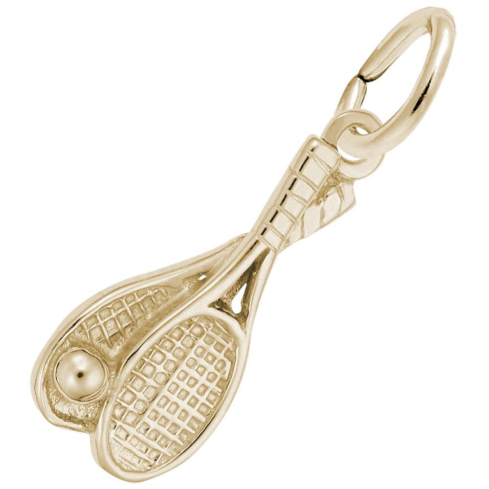 Rembrandt Charms - Tennis Racquet Pair Charm - 2308 Rembrandt Charms Charm Birmingham Jewelry
