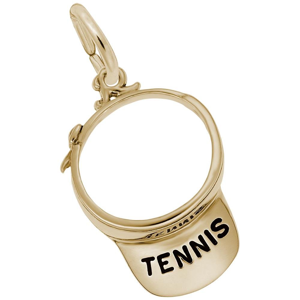 Rembrandt Charms - Tennis Visor Charm - 8145 Rembrandt Charms Charm Birmingham Jewelry